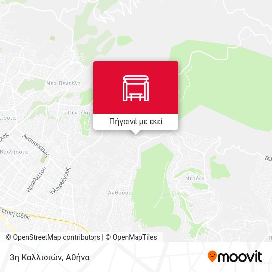 3η Καλλισιών χάρτης