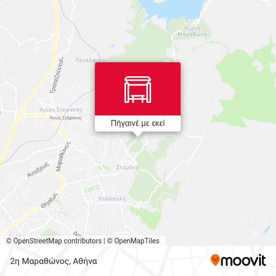2η Μαραθώνος χάρτης