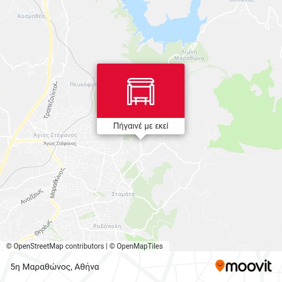 5η Μαραθώνος χάρτης