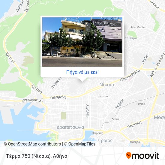Τέρμα 750 (Νίκαια) χάρτης