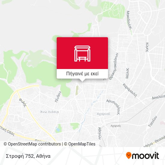 Στροφή 752 χάρτης
