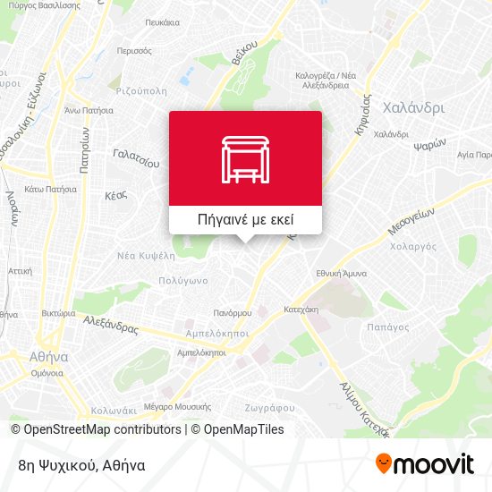 8η Ψυχικού χάρτης