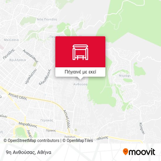 9η Ανθούσας χάρτης
