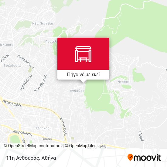 11η Ανθούσας χάρτης