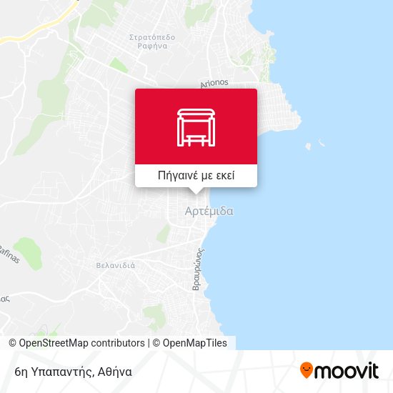6η Υπαπαντής χάρτης