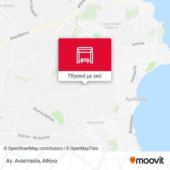 Αγ. Αναστασία χάρτης
