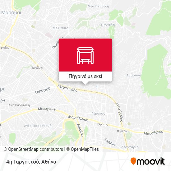 4η Γαργηττού χάρτης