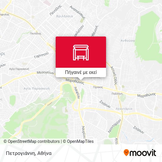 Πετρογιάννη χάρτης