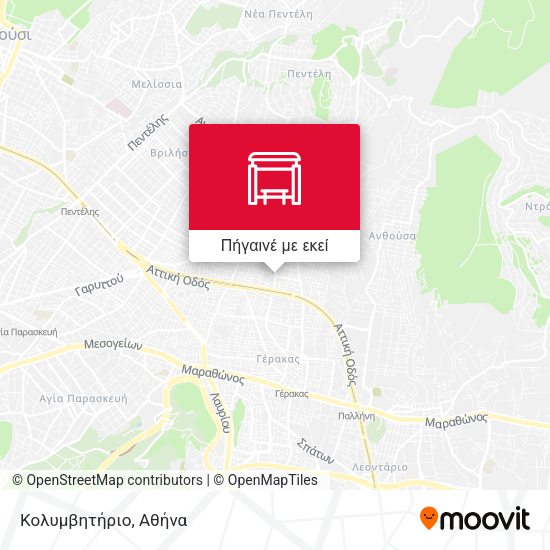 Κολυμβητήριο χάρτης