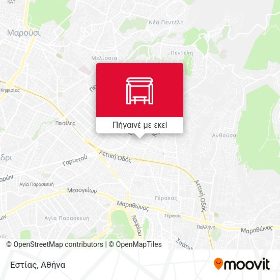Εστίας χάρτης