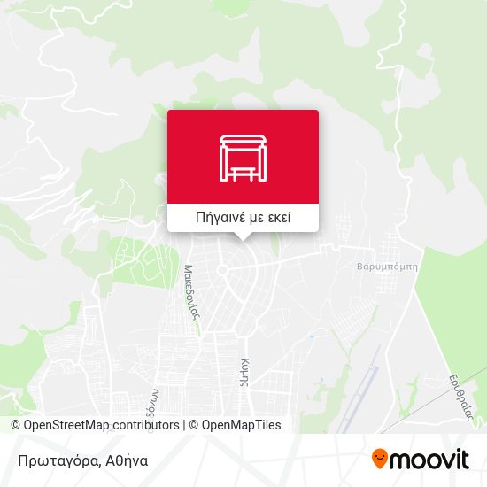 Πρωταγόρα χάρτης