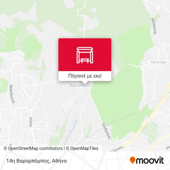 14η Βαρυμπόμπης χάρτης