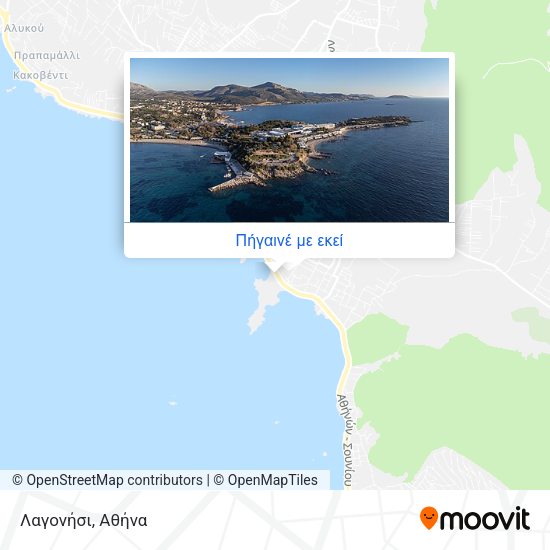 Λαγονήσι χάρτης