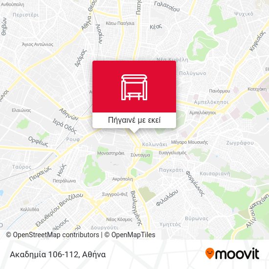 Ακαδημία 106-112 χάρτης