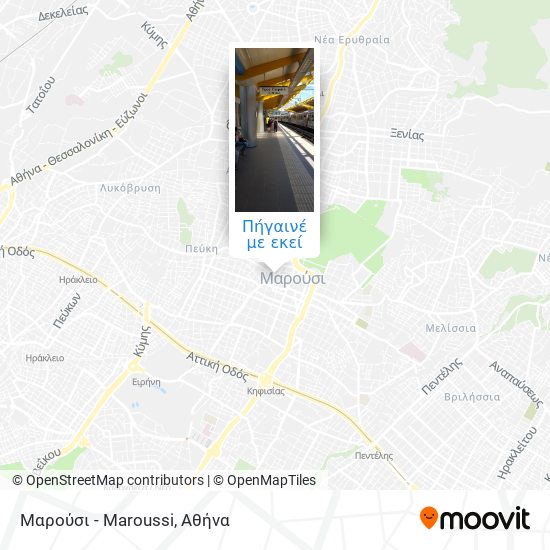 Μαρούσι - Maroussi χάρτης