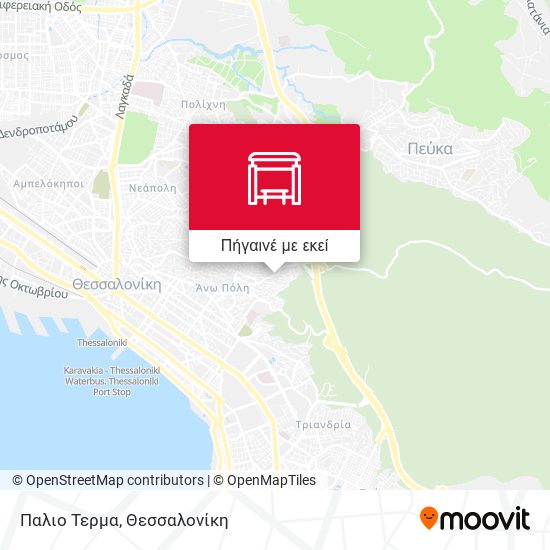 Παλιο Τερμα χάρτης