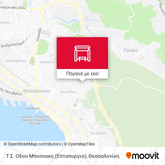 Τ.Σ. Οδου Μποσνακη (Επταπυργιο) χάρτης