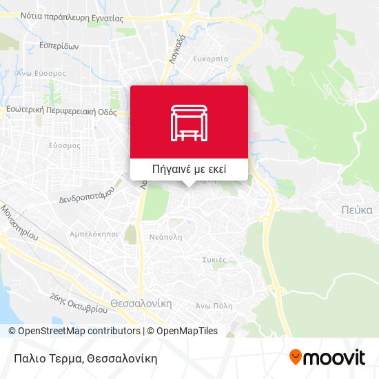 Παλιο Τερμα χάρτης