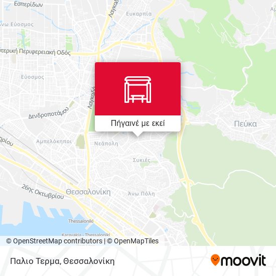 Παλιο Τερμα χάρτης