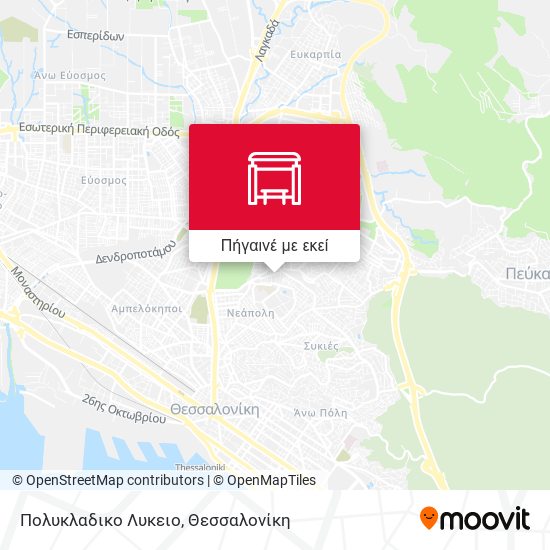 Πολυκλαδικο Λυκειο χάρτης