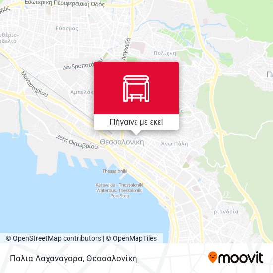 Παλια Λαχαναγορα χάρτης