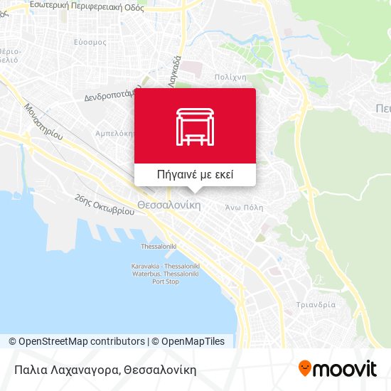 Παλια Λαχαναγορα χάρτης