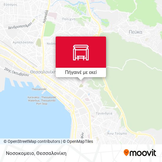 Νοσοκομειο χάρτης