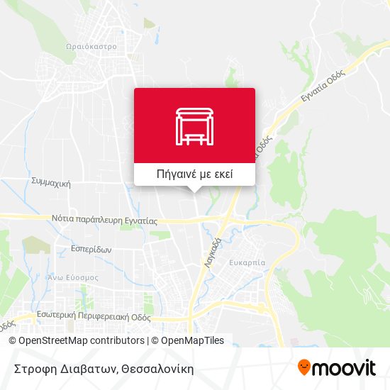 Στροφη Διαβατων χάρτης