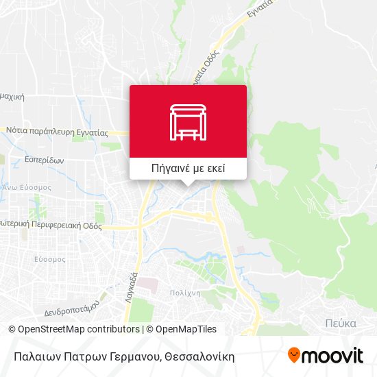 Παλαιων Πατρων Γερμανου χάρτης