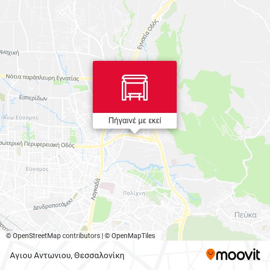 Αγιου Αντωνιου χάρτης