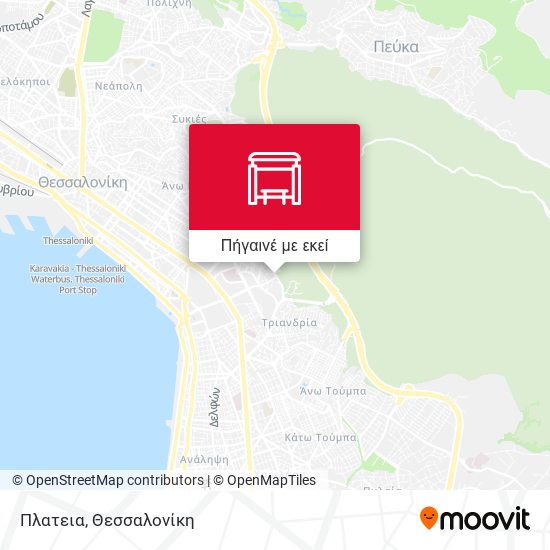 Πλατεια χάρτης