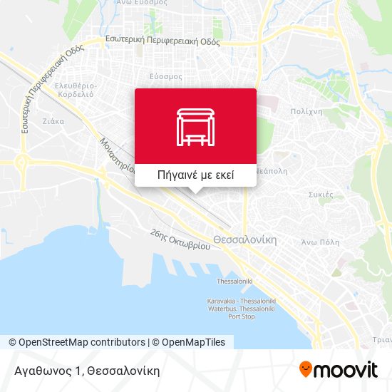 Αγαθωνος 1 χάρτης