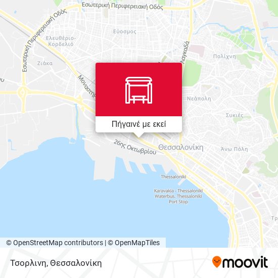 Τσορλινη χάρτης