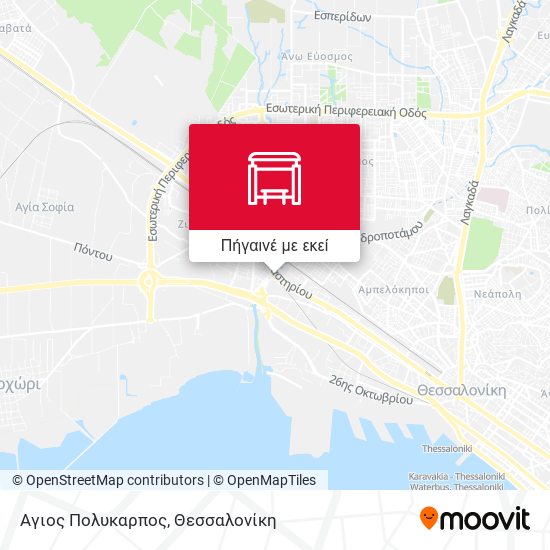 Αγιος Πολυκαρπος χάρτης