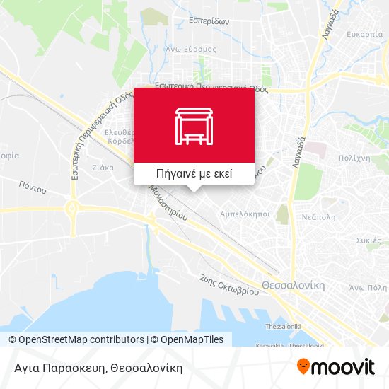Αγια Παρασκευη χάρτης