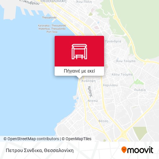Πετρου Συνδικα χάρτης