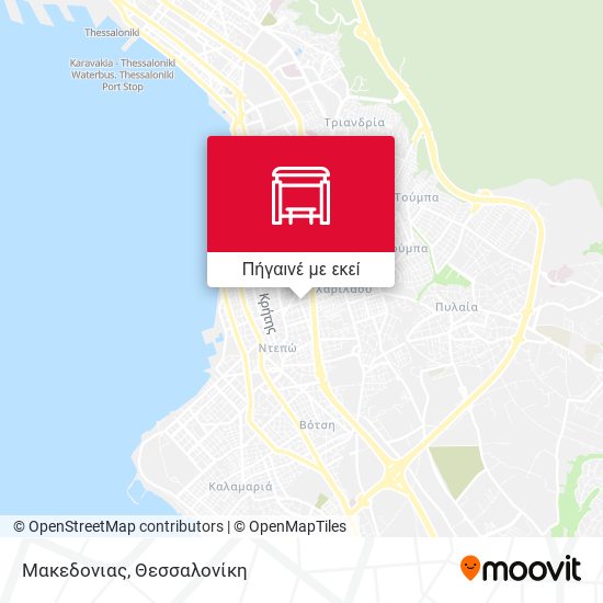 Μακεδονιας χάρτης