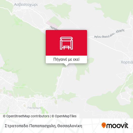 Στρατοπεδο Παπαπασχαλη χάρτης