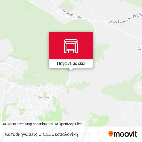 Κατασκηνωσεις Ο.Σ.Ε. χάρτης