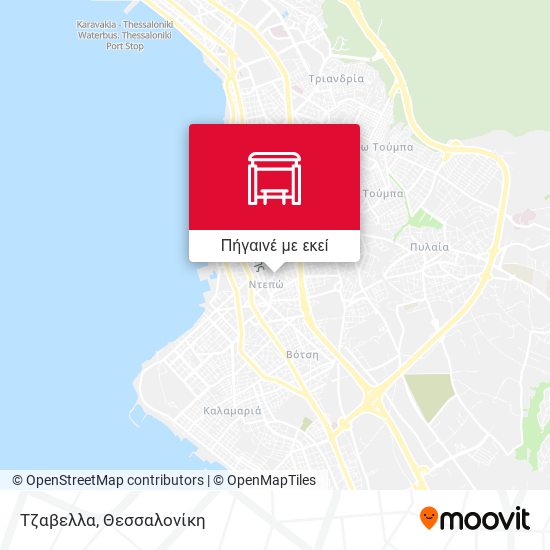 Τζαβελλα χάρτης