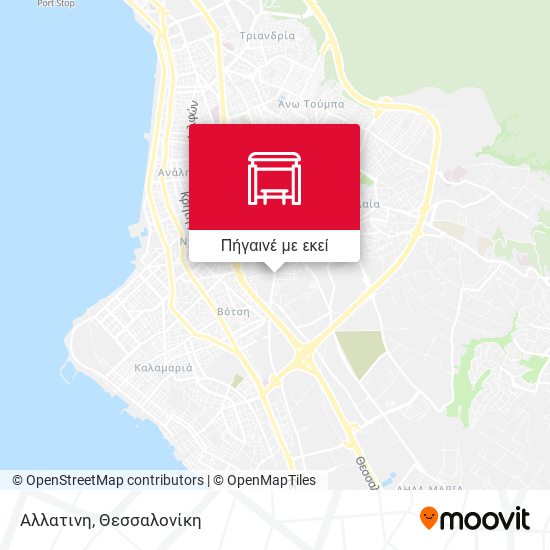 Αλλατινη χάρτης