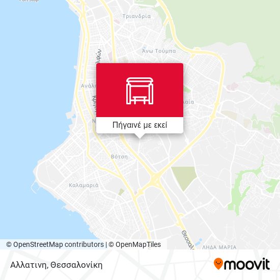 Αλλατινη χάρτης