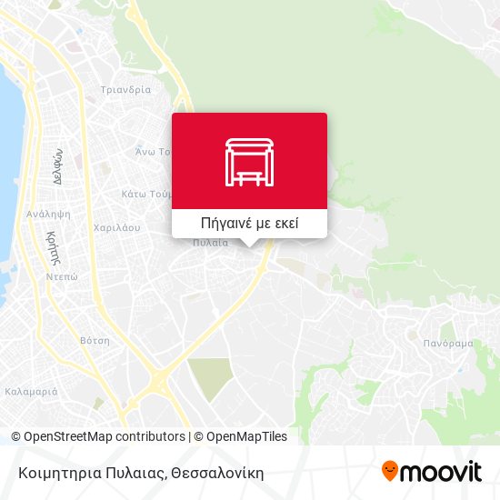 Κοιμητηρια Πυλαιας χάρτης