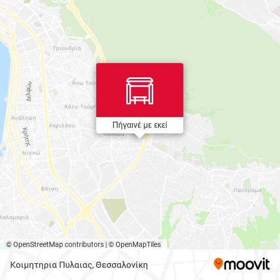 Κοιμητηρια Πυλαιας χάρτης