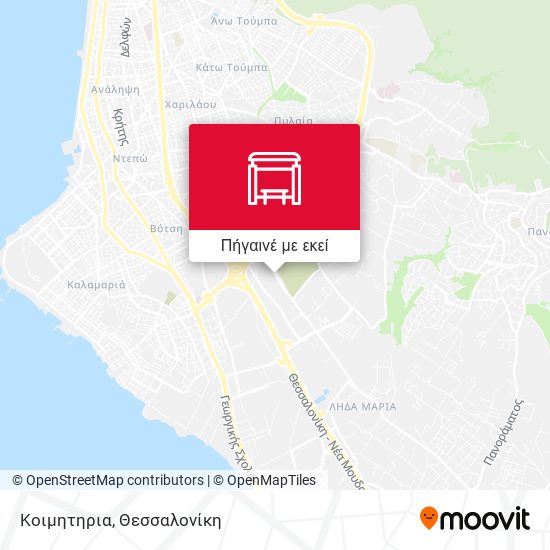 Κοιμητηρια χάρτης