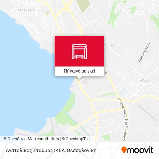 Ανατολικος Σταθμος ΙΚΕΑ χάρτης