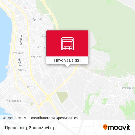 Πρασακακη χάρτης