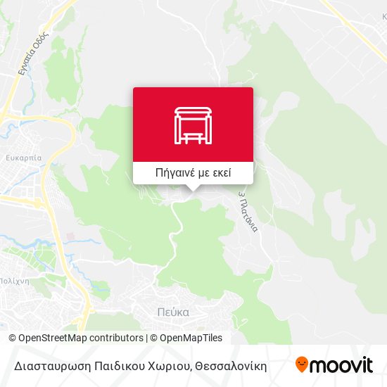Διασταυρωση Παιδικου Χωριου χάρτης
