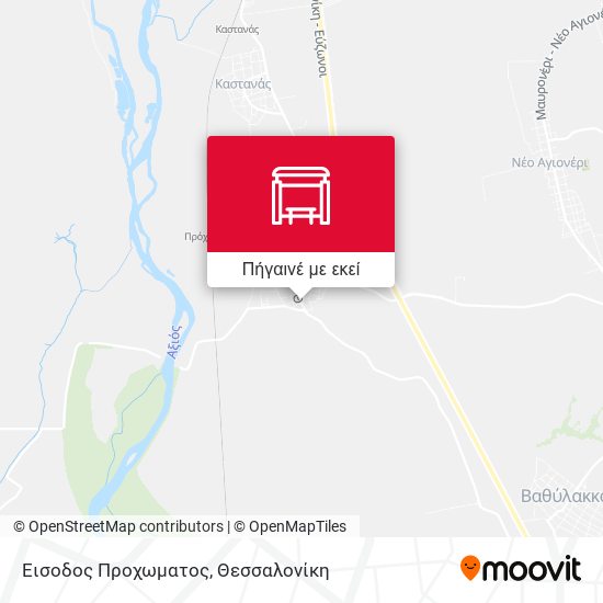 Εισοδος Προχωματος χάρτης