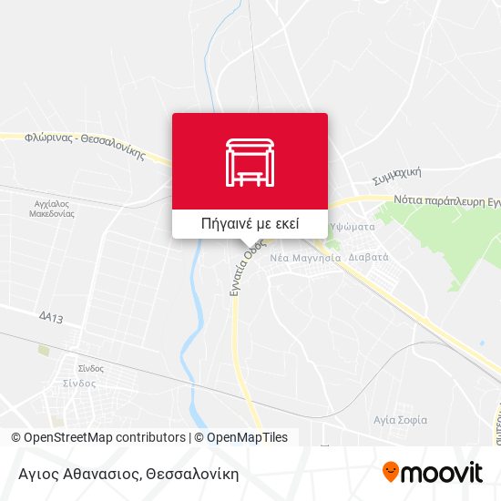Αγιος Αθανασιος χάρτης